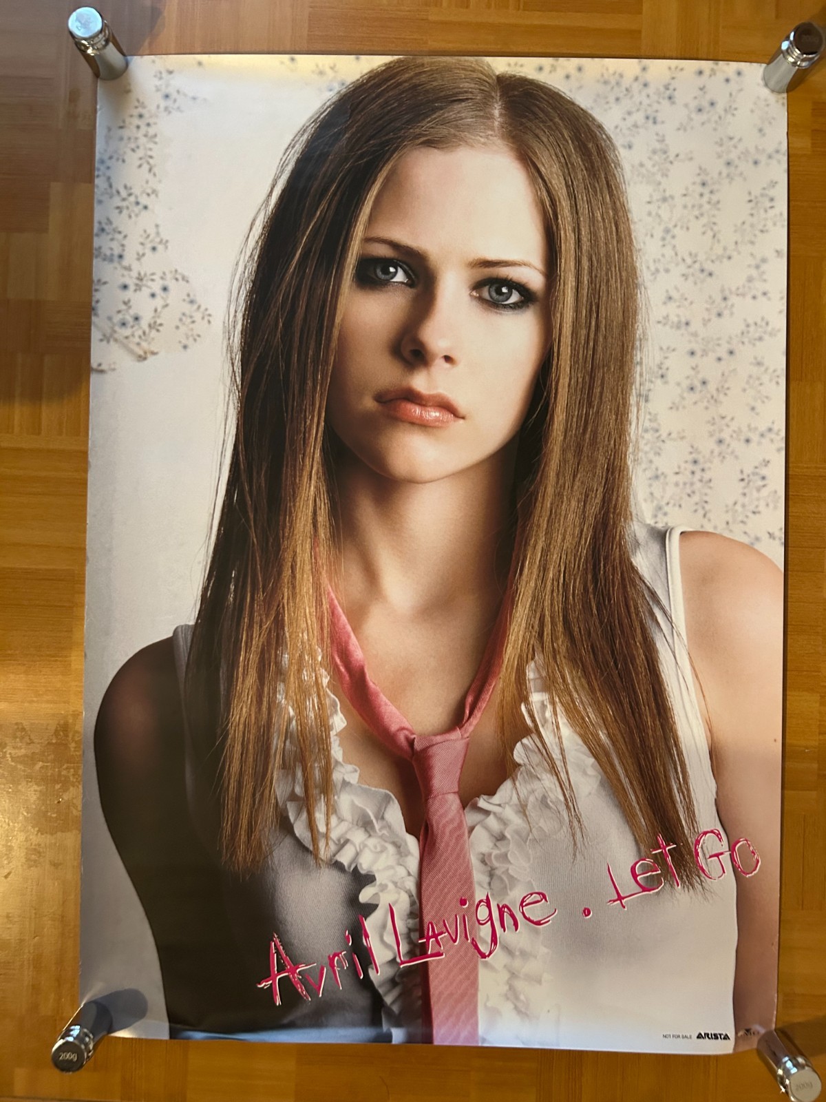 アヴリル・ラヴィーン 　Avril Ramona Lavigne　ポスター Avril Lavigne / Let Go 2002 Japan Original Promo Poster_B B2