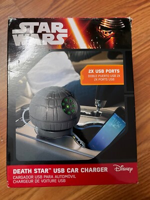 ThinkGeek Star Wars Death Star USB Car Charger . NEW IN BOX.