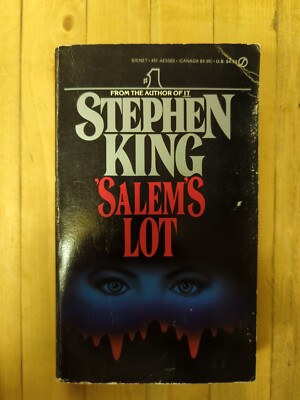 Stephen King 'SALEM'S LOT - Signet Paperback - 1976 Horror Vintage Vampires