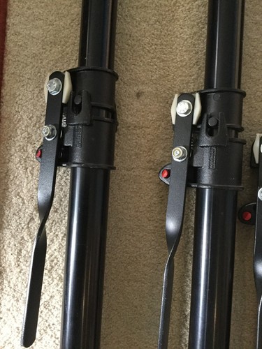 MANFROTTO AUTO POLE * LOT OF FOUR * Black 6’7” To12’2” Very Nice Used Condition
