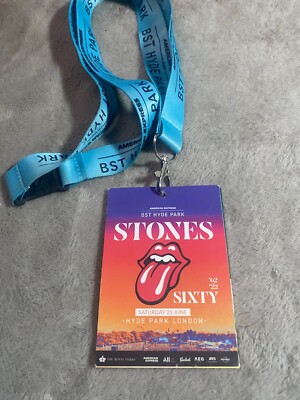 Rolling Stones laniard from Hyde Park 2022