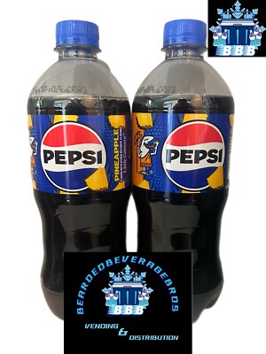 PEPSI PINEAPPLE LITTLE CAESARS EXCLUSIVE 20oz (2 PACK / 2 BOTTLES)