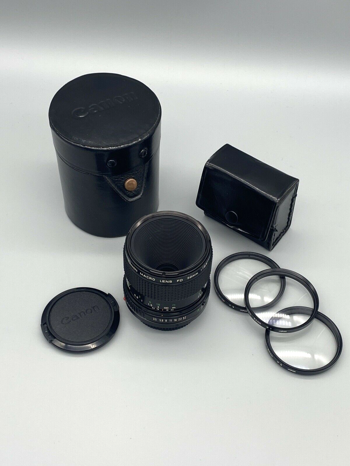 Amazon.com : Canon Fd 50mm F3.5 Macro Lens for Manual Focus