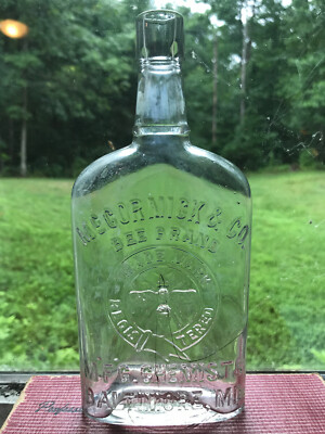 Vintage McCormick & Co. Bee Brand M'F'G. Chemists Bottle