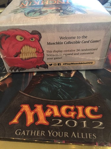 NEW Munchkin CCG Sealed Case w/24 Packs of 12 Cards - 288 Cards Total SJG4501-D