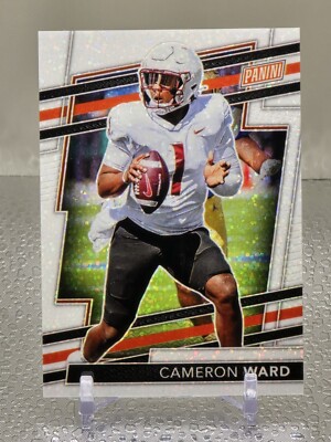 SSP Cam Ward 2024 Panini NSCC Gold VIP White Sparkle Miami Hurricanes Heisman?