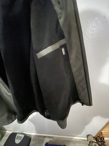 Vintage Dockers military style jacket, dark olive green, size XL