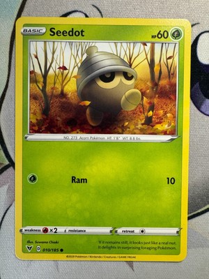 Seedot Non Holo English Pokemon TCG BKB10