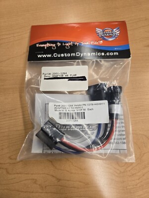 CUSTOM DYNAMICS  ADAPTOR H4 TO H9/H11 FLHR 2001-1264