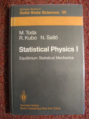 Statistical Physics I: Equilibrium Statistical Mechanics, 1978. Hardcover