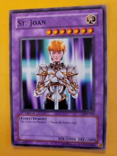 YU-GI-OH LABYRINTH OF NIGHTMARE #LON45 1ST EDITION ST. JOAN