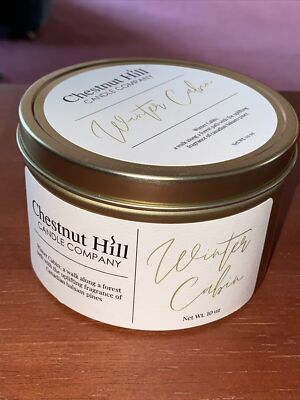 Chestnut Hill Candle Company 10 oz Winter Cabin BRAND NEW