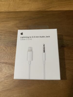 Apple Lightning to 3.5 mm Aux Audio Jack Cable For Apple Devices MFi-Certified 