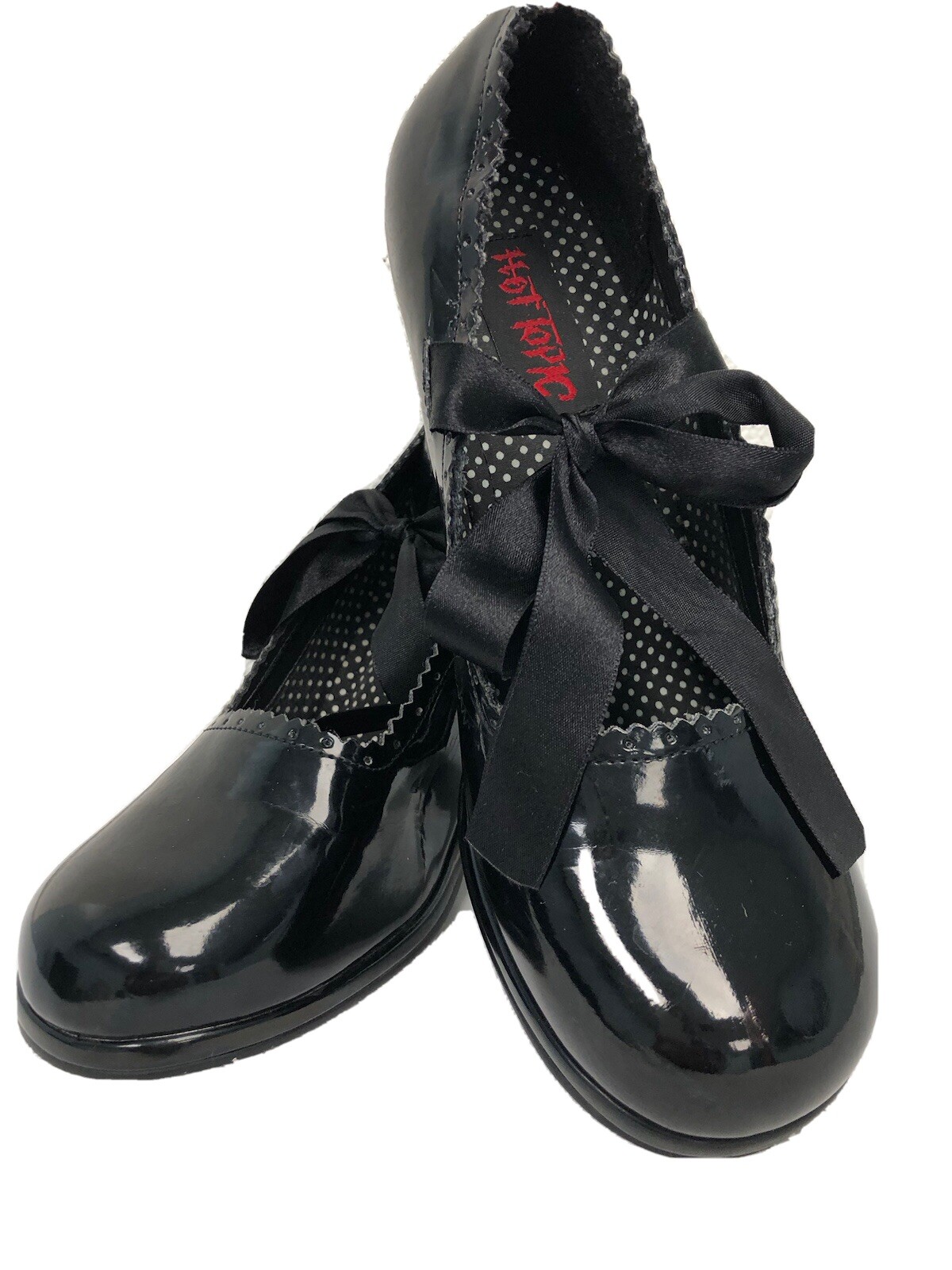 Vintage Black Patent Platform Baby Doll Women's Shoes 9