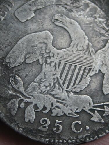 1825 Capped Bust Quarter 25 Cent Piece