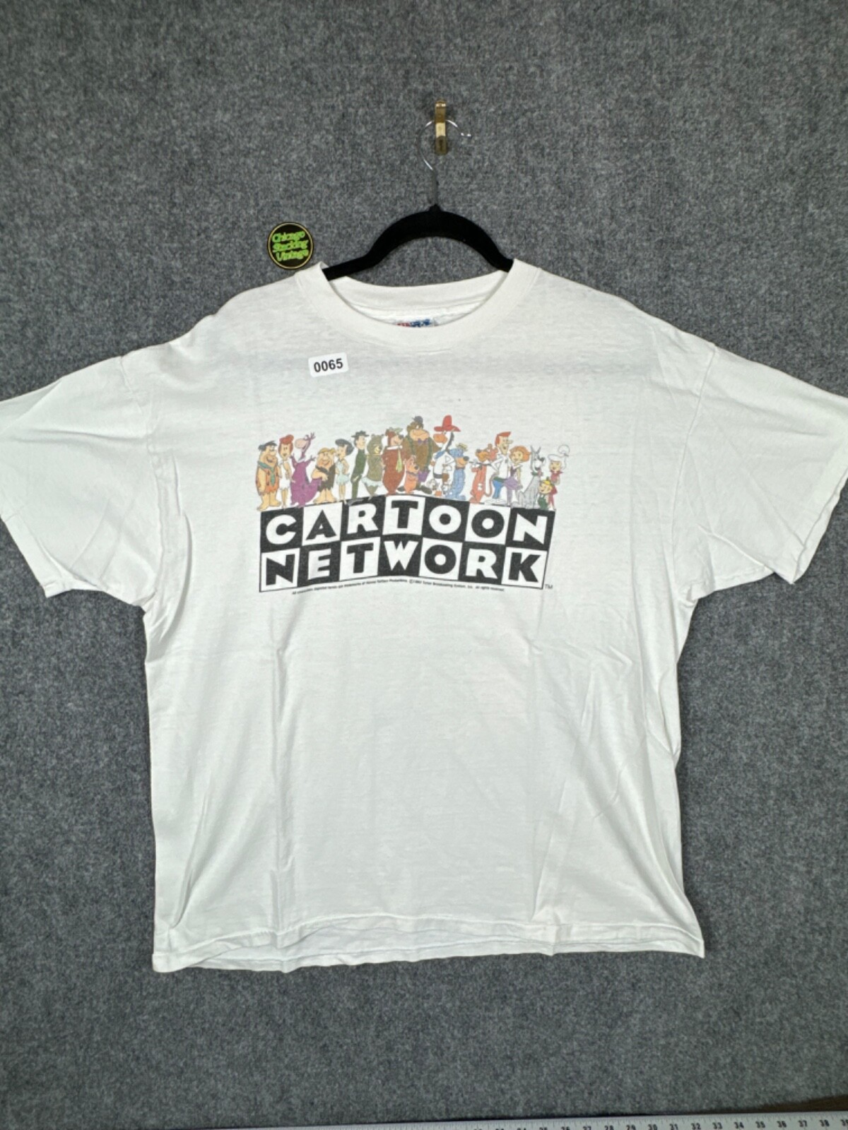 Vintage 90s Cartoon Network T Shirt Box Logo Size Extra