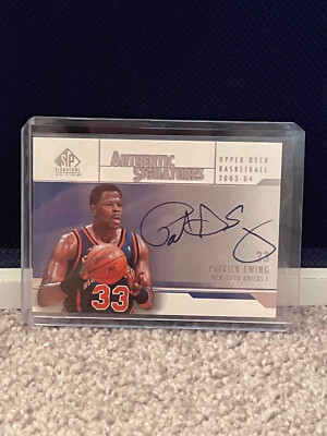 2003-04 SP Signature Edition PATRICK EWING Authentic Autograph AUTO #AS-PE HOF