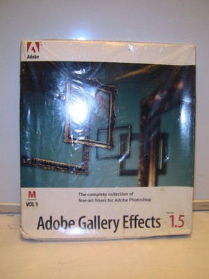Vintage ADOBE GALLERY EFFECTS 1.5 Macintosh Software NEW Sealed -Free Ship-