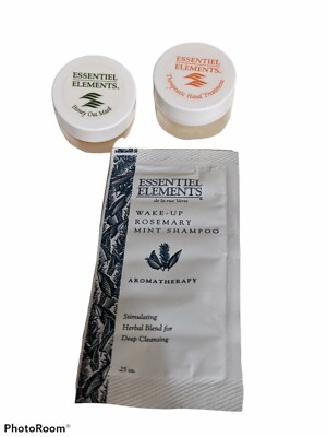 Essentiel Elements Therapeutic Hand Treatment Cream and Honey Oat Mask Sample