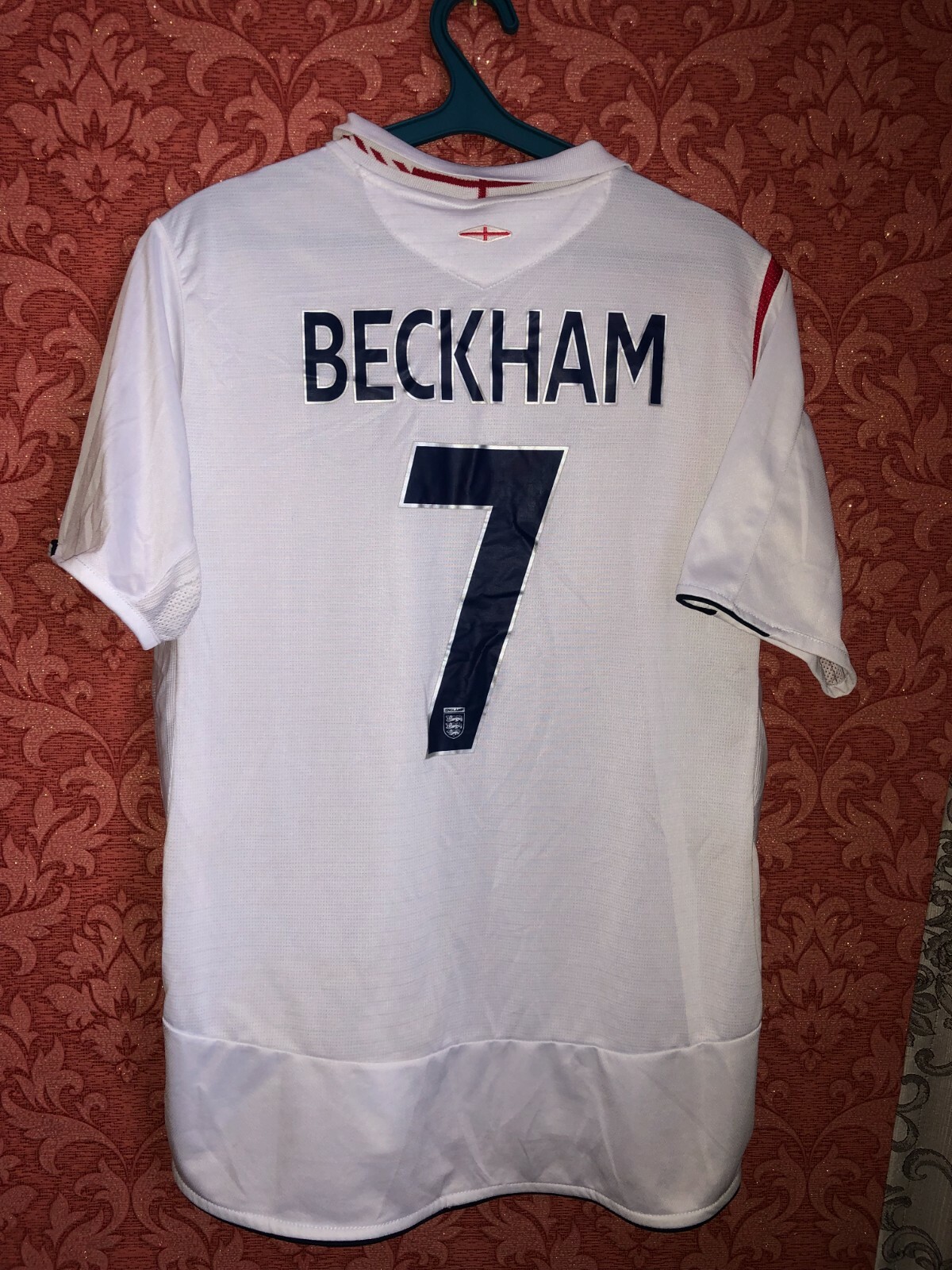 RARE England 2007-2009 football national shirt #7 Beckham RARE England 2007-2009 football national shirt #7 Beckham