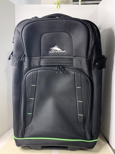 High Sierra, Two Wheeled  Rolling Black, Luggage Brand New L 15” H 20”