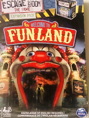 Spin Master Games - Escape Room Game Welcome to Funland 2016 Expansion Pack NEW