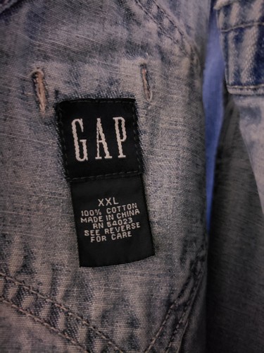 Retro 90's GAP Carpenter Denim Overalls Pants Bib XXL Youth Kids Vintage