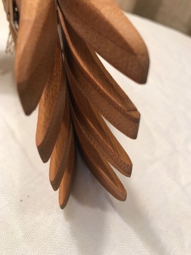 Mud Pie Bamboo Salad Hands with Metal Sea Life Star Fish New with Tags 8.1/4”