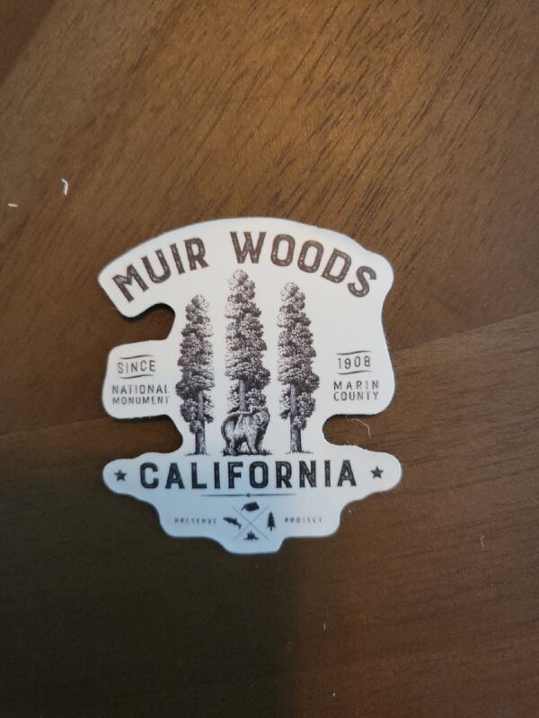 Muir Woods National Monument California Sticker Decal
