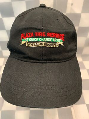 PLAZA TIRE SERVICE Quick Change Artists Adjustable Adult Ball Cap Hat