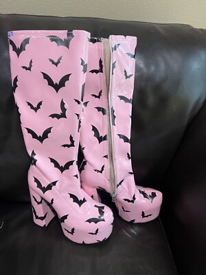 Steph De Lander Photo Shoot worn boots