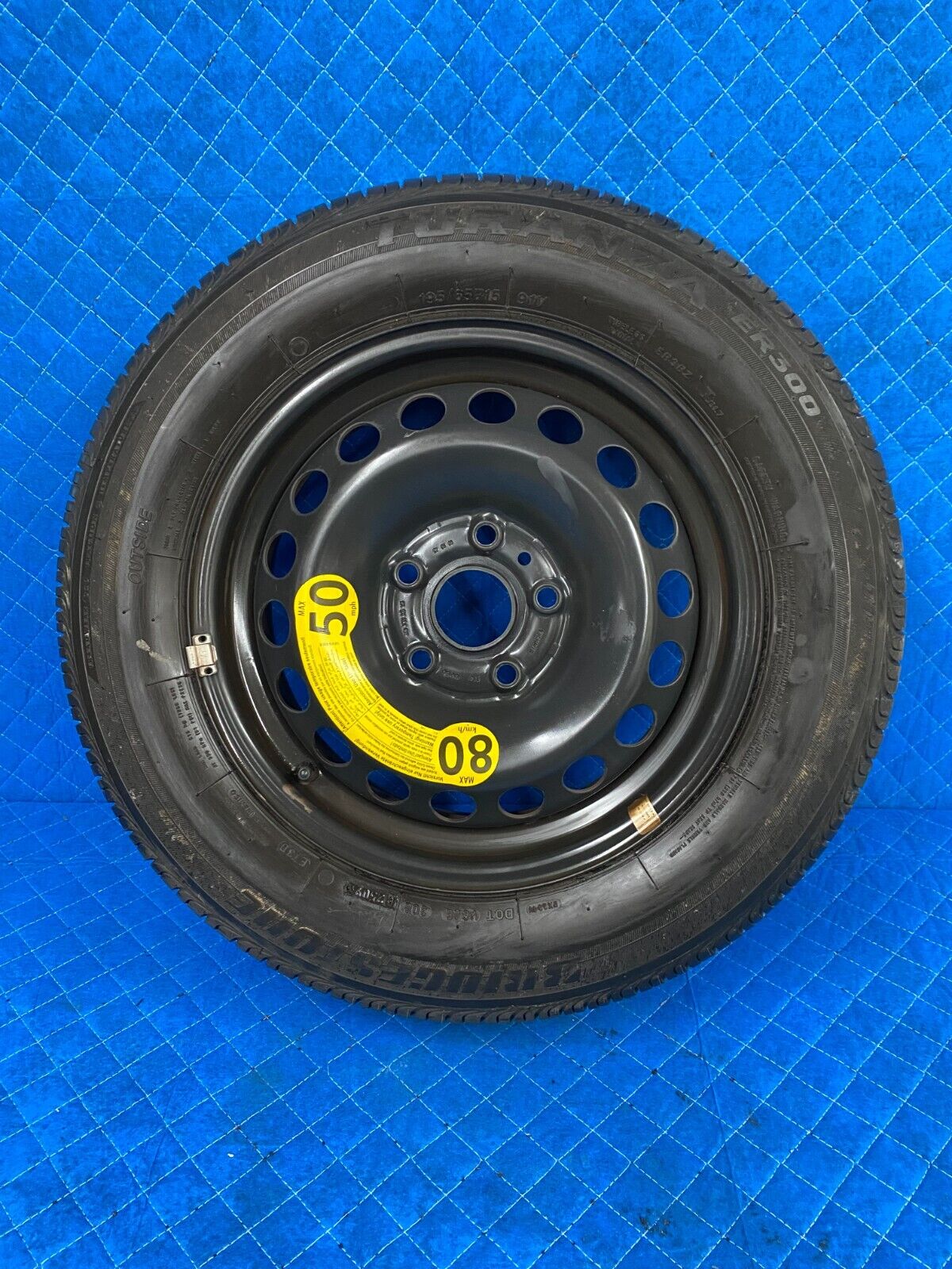 05-16 Volkswagen Jetta Full Size Spare Tire Wheel 195/65R15 05-16 Volkswagen Jetta Full Size Spare Tire Wheel 195/65R15