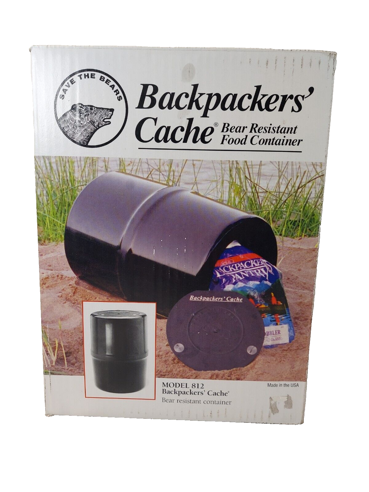 Backpacker's Cache - Bear Proof Container, Bear Resistant Food Storage Open Box