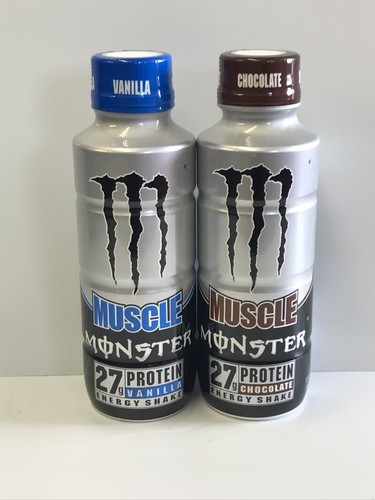 Monster Muscle Energy Shake 15oz Bottles.DISCONTINUED