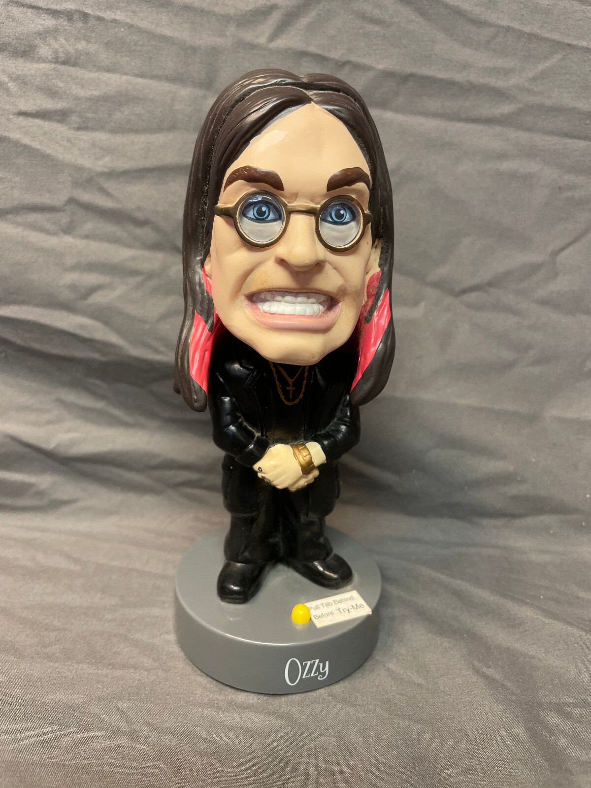 The Ozzy Osbourne Family Untested Talking Bobber Joks WACKY The Ozzy Osbourne Family Untested Talking Bobber Joks WACKY