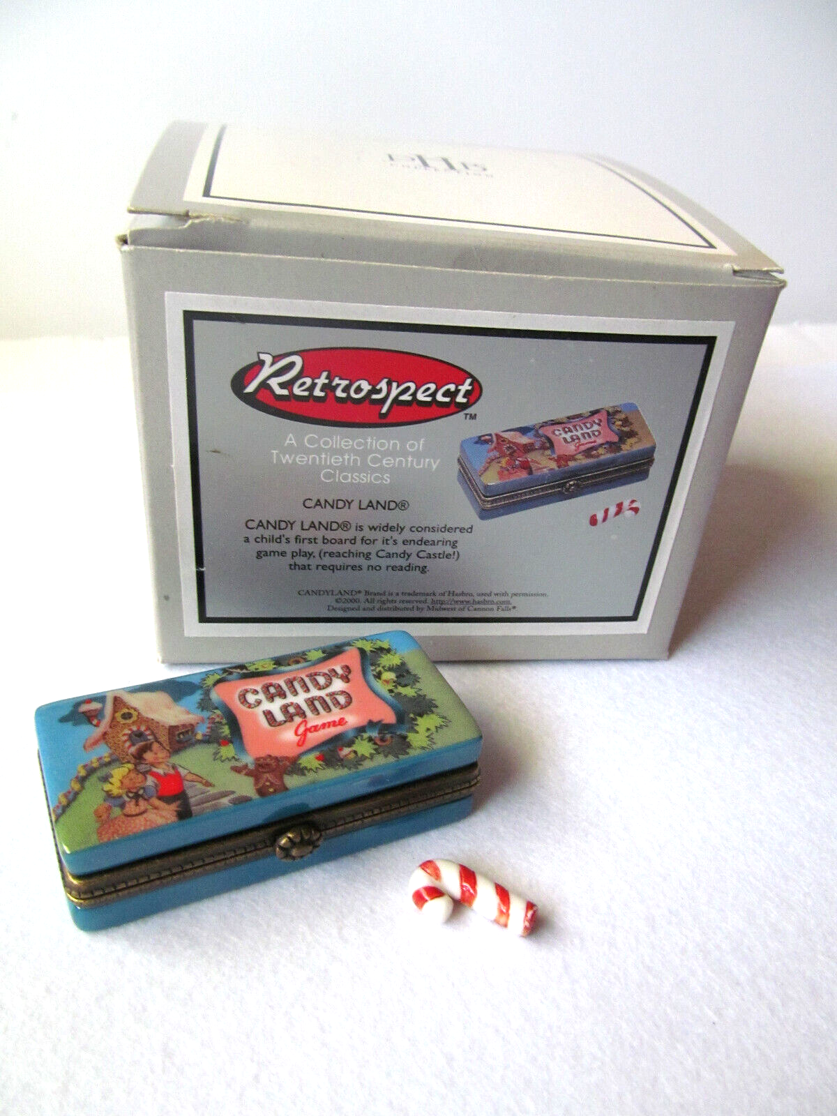 Porcelain Trinket Box Midwest Cannon Falls Candy Land Board Game w