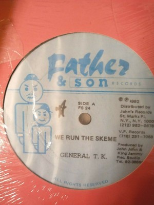 General T.K. / Poison Chang    We Run The Skeme / Murderer - 12'' Vinyl Single 