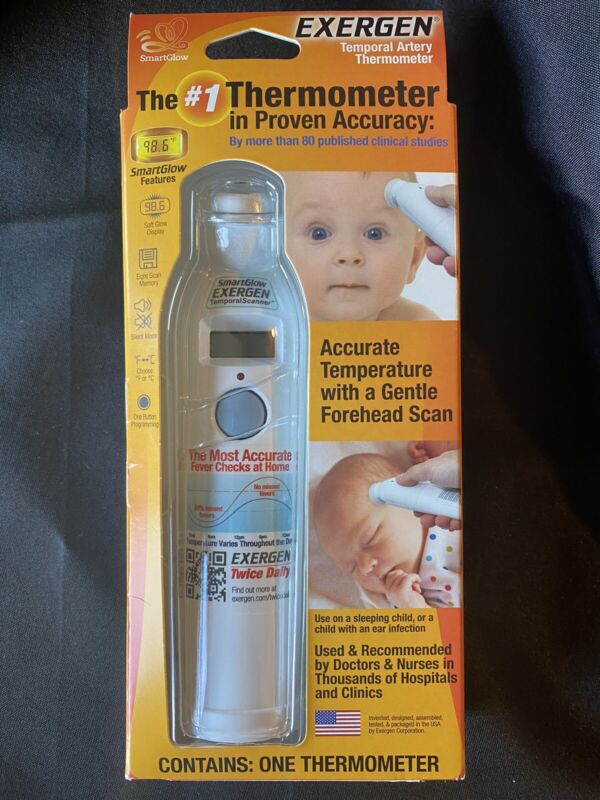 NEW! Exergen Temporal Artery Thermometer with Gentle Forehead Scan (TAT-2000C)