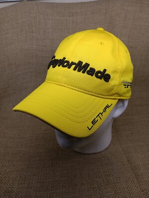 Taylormade Yellow Lethal RBZ Golf Adjustable Hat Embroidered One Size Fits All