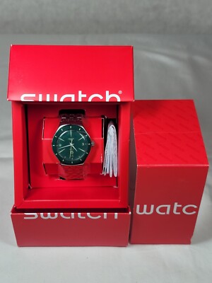 SWATCH IRONY GREEN SKY,  YAS410G, SWISS MADE, MEN'S  AUTOMATIC WATCH - NEW