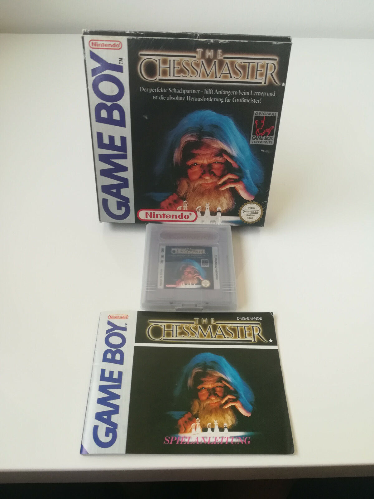 Nintendo Gameboy The Chessmaster mit OVP+Anleitung 1991 Deutsch