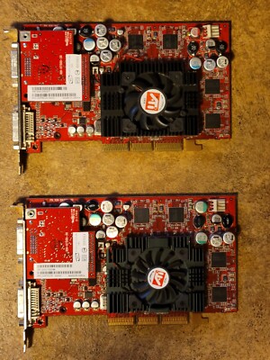 Genuine Dell 09Y130 ATI Fire R300 GLXI 128MB Dual DVI AGP Video Graphics Card