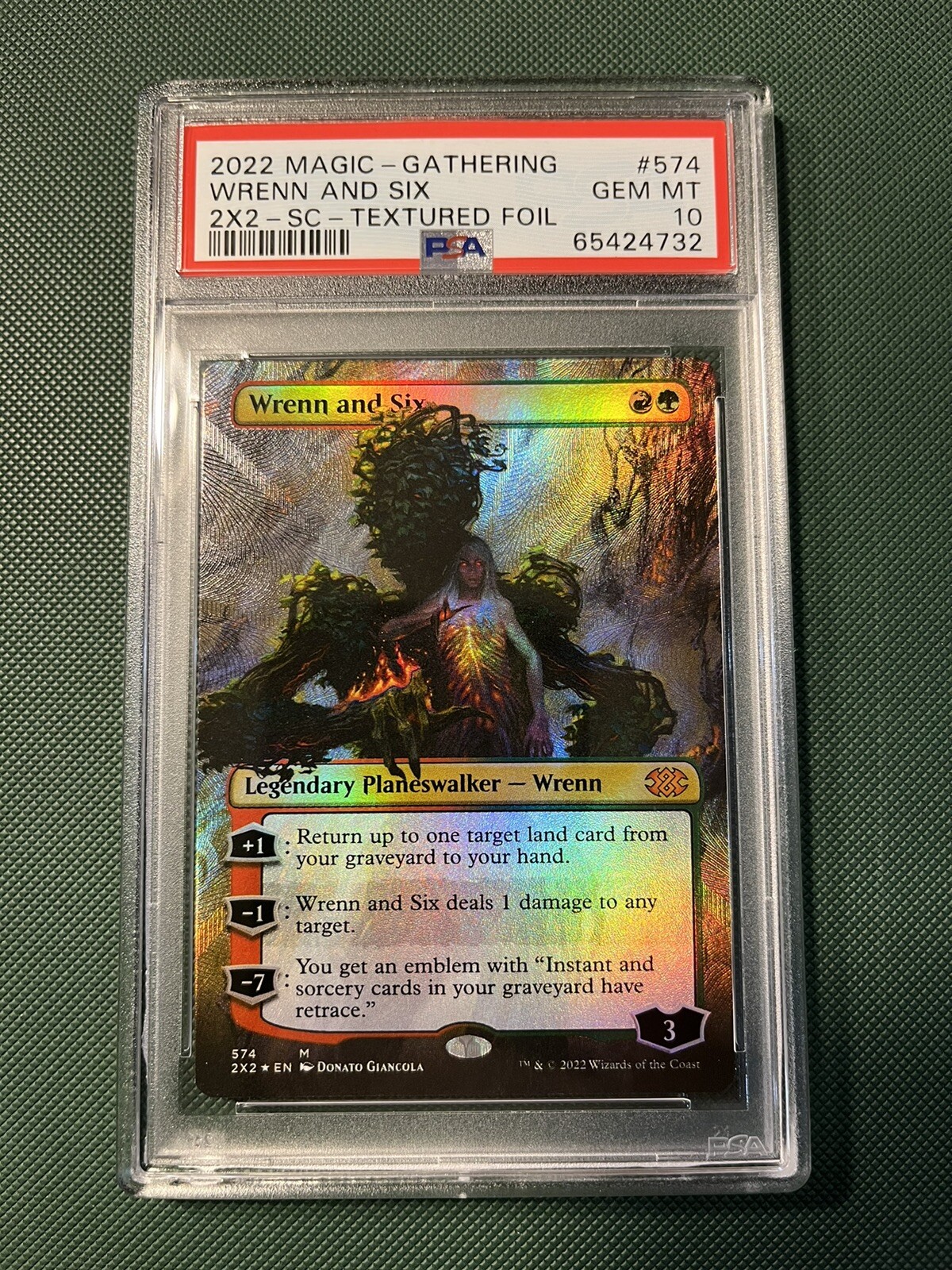 MTG レンと六番 テクスチャーfoil 英語