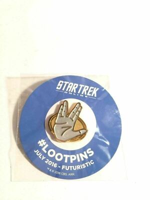 Star Trek Loot Crate Spock Lapel Pin Tie Tack Lootcrate Unique Gold Tone Prosper