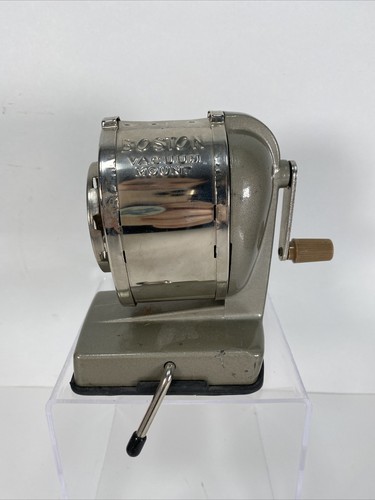 【美品】アメリカ BOSTON 鉛筆削り「VACUUM MOUNT」シャープナー アメリカ ヴィンテージ ペンシルシャープナー 鉛筆削り