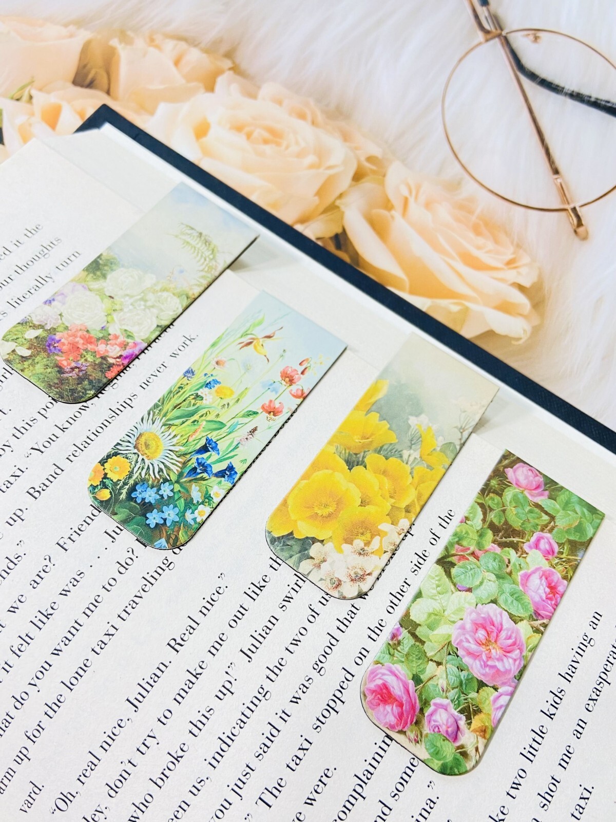 4 Pcs / Pack Magnet Bookmark Van Gogh Painting Reading Readers Gift US Shipping