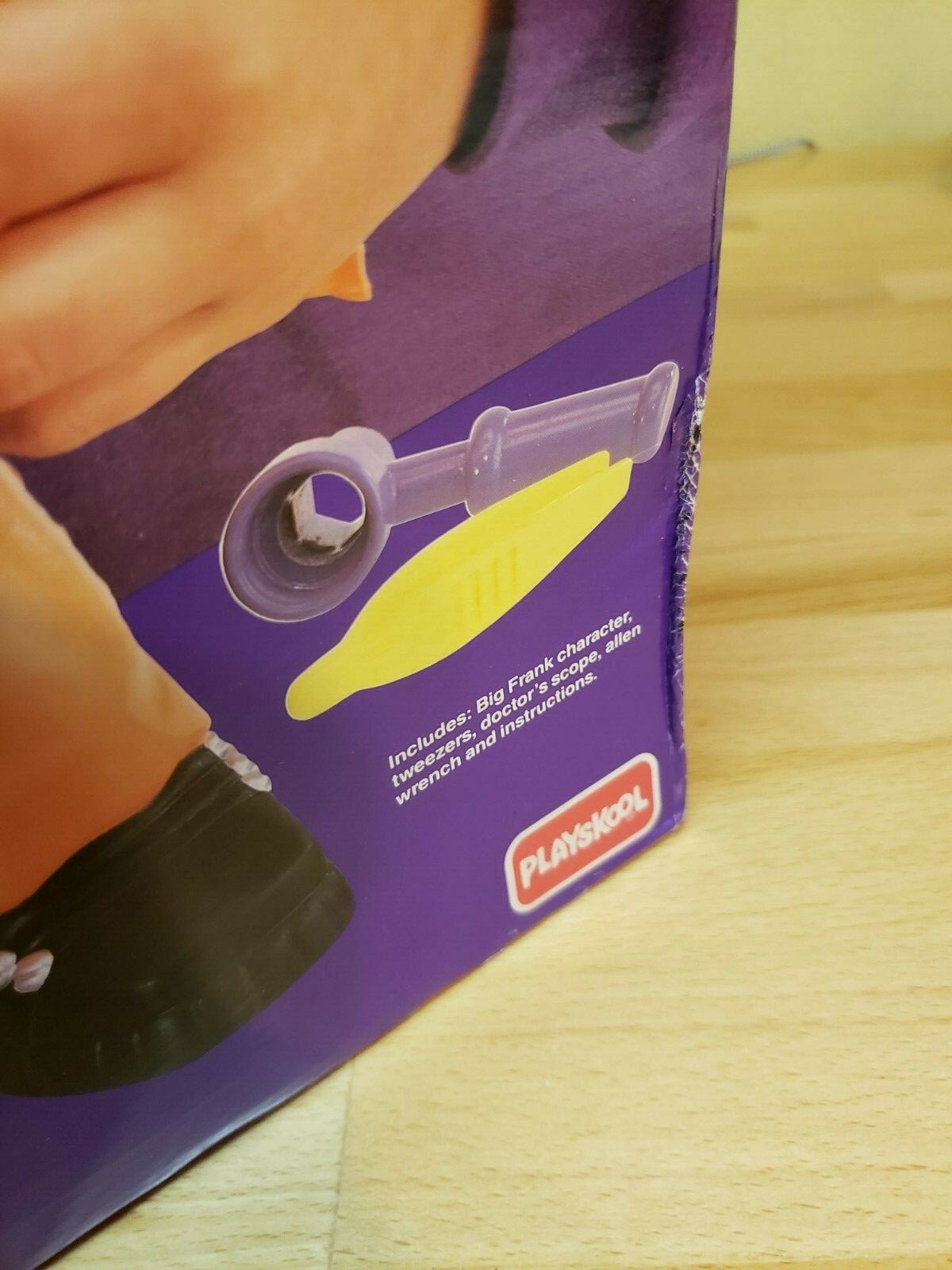 1992 Playskool Big Frank 16” Frakenstein Figure Toy New in box - Some Damage