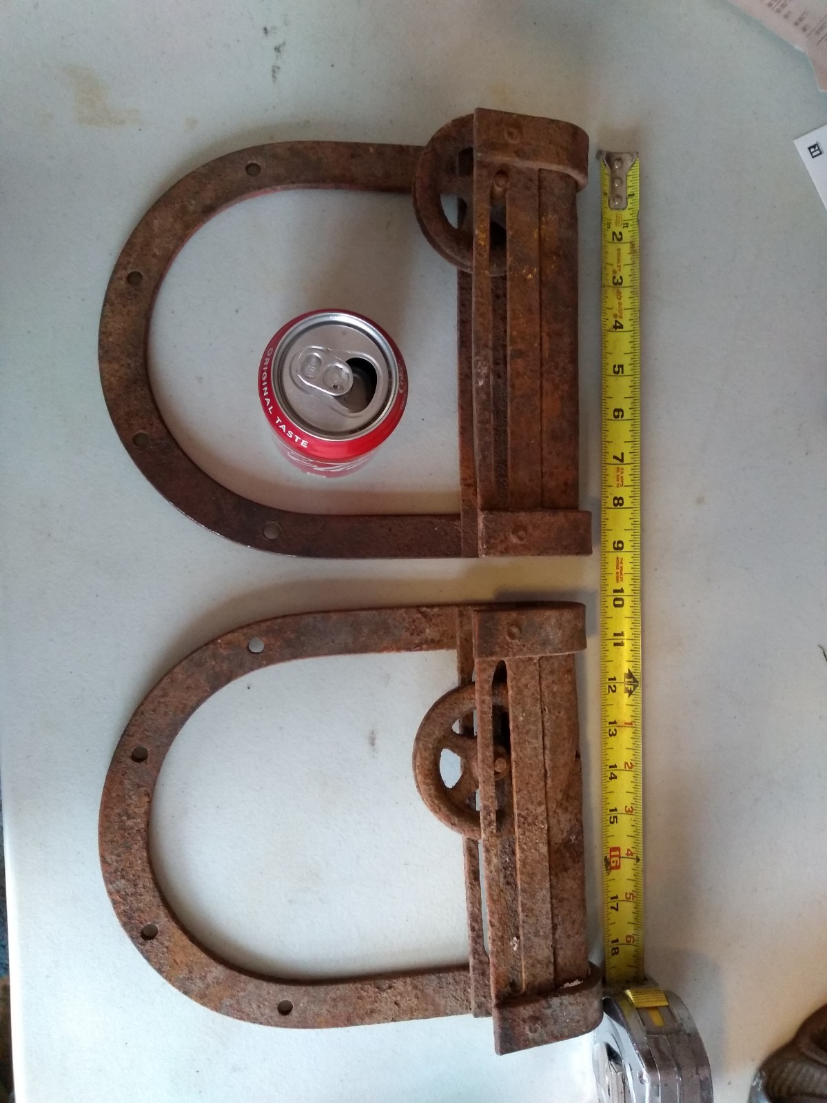 2 rare Vintage Barn Door Rollers sliding door  Repurpose decor