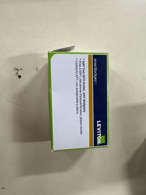 Leviton 20A Self-Test SmartLockPro Hospital Grade GFCI Outlet