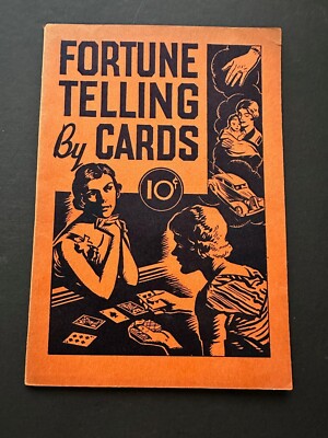 Fortune Telling by Cards, by Hugh Morris - 1936 - Antique Softcover Book